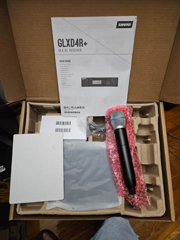 Shure Glxd 4rack with beta 87 2024 - Blaclk