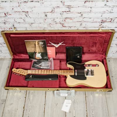 Fender - Custom Shop 1954 Journeyman Relic® Telecaster® Electric Guitar - 1-Piece Rift Sawn Maple Neck Fingerboard - Aged Nocaster® Blonde - with Deluxe Hardshell Case - x7541 (9236091068-1) image 22