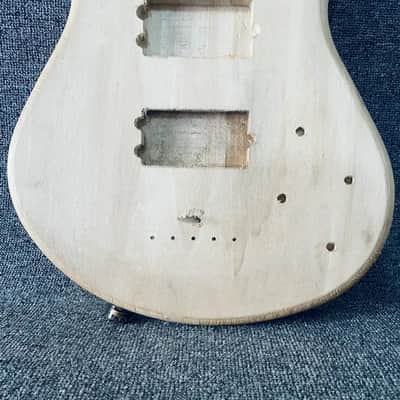 Unfinished Basswood 4 String Bass Body image 3