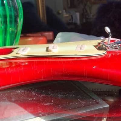JVG-ST BODY Vivid TRUE Candy Apple RED  Aged RELIC  ORDER YOURS TODAY  Reborn Old  JVGuitars image 3