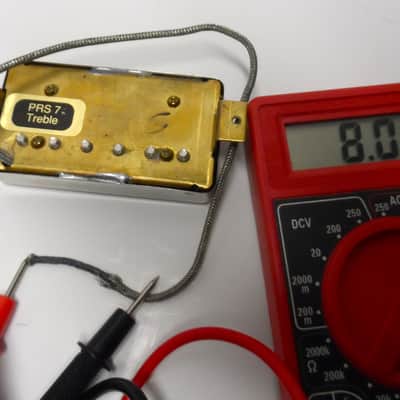 Rare 2000 Pair PRS Paul Reed Smith #7 7 USA Humbucker Pickup Set Treble Bridge Neck Bass Singlecut image 9