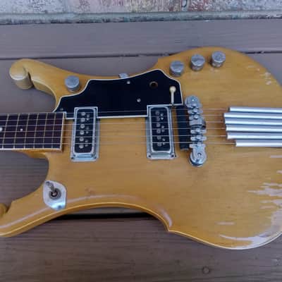 Circa 1953 Custom Built Melita Double Cut Electric Guitar! DeArmond Dynasonics, Grover Tuners! image 2