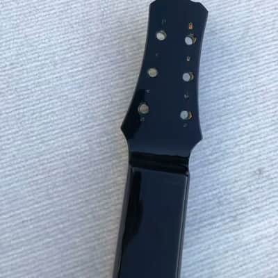 Black Hawaiian Slide Electric Guitar Semi Finished Kit, 22 Frets image 9