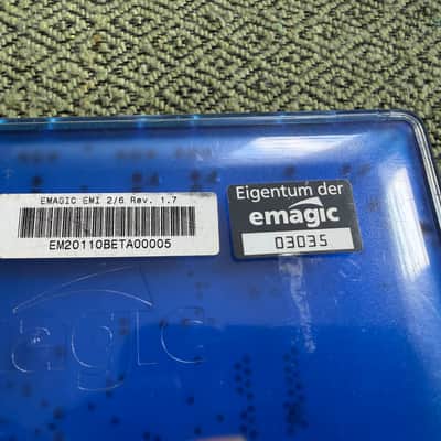 Emagic Emi 2/6 usb 2/6 audio interface Early 2000 - Blue image 5