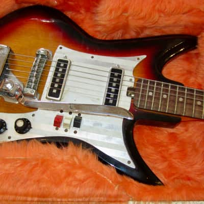 Silvertone 759-1436-1 Solidbody Electric 1960s - Sunburst image 8