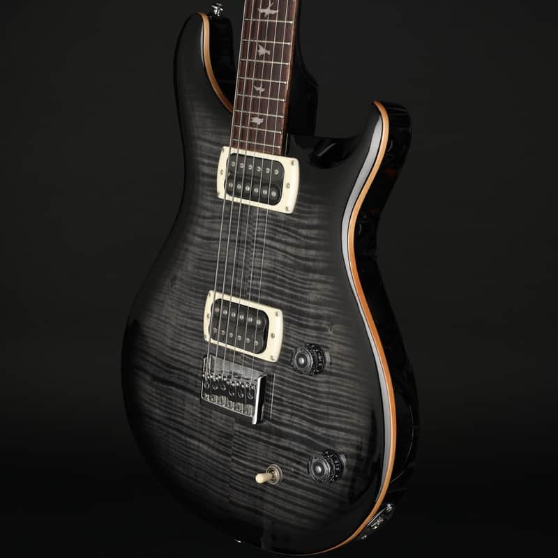 PRS SE 277 Charcoal — flame maple veneer top and Birds inlays