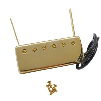 Artec Neck Mount Alnico 5 Gold Humbucker for Hollow Body Guitar Bild 5