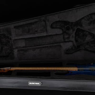 Ernie Ball Music Man JP15 Piezo Ultramarine Flame (249) image 7