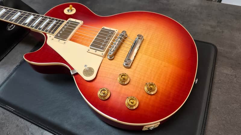 Gibson Les Paul Standard '50s BRAND NEW Left Handed Heritage Cherry Sunburst LH Lefty Hand 1959 neck profile image 1