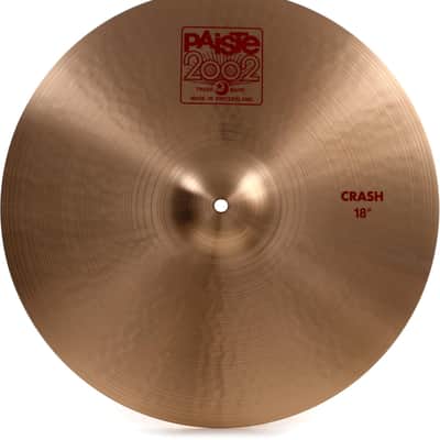 Paiste 18 inch 2002 Crash Cymbal image 1