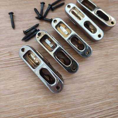 Ibanez Mono-rail Monorail Bass Bridge Gold w/ Screws image 2