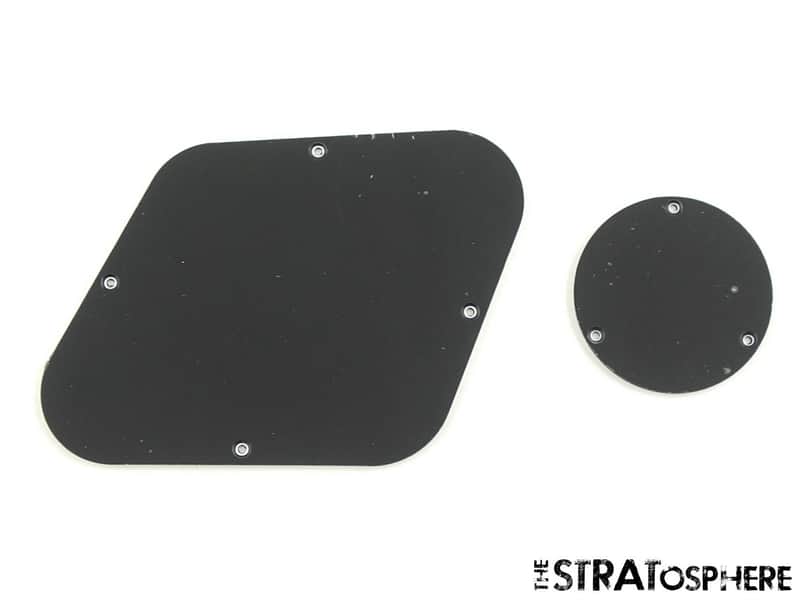 USED Epiphone Gibson Style Black Control Plates, Guitar Black image 1