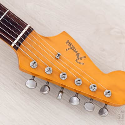 1995 Fender Jazzmaster Left-Handed ‘62 Vintage Reissue JM66-92L Sunburst, Japan MIJ image 4