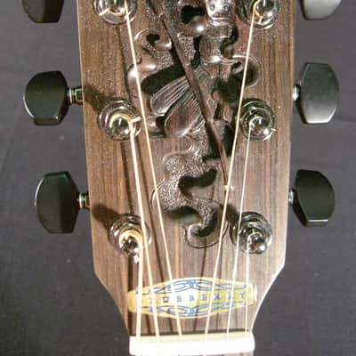 Blueberry Handmade Dreadnought Acoustic Guitar Lobster Motif - Built to Order image 11