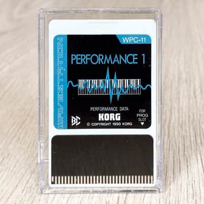 Korg Wavestation WPC-11 | Performance 1  // Voice ROM Data Card