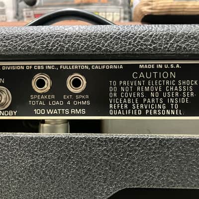 Fender Bassman 100 2-Channel 100-Watt Guitar Amp Head + Bandmaster Rev. 12" speaker imagen 14