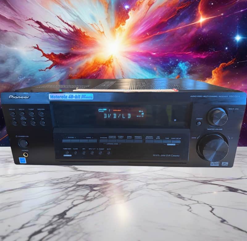 Pioneer VSX-D514 AV Receiver 5.1 Channel 192kHz 24-bit Cleaned Serviced 100WPC🔥 image 1