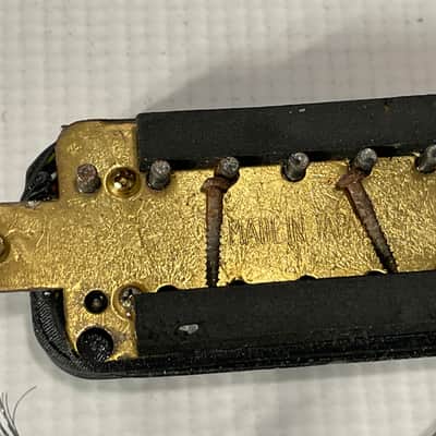 1990's Japan Ibanez RG7420 RG-7 7 String Black Neck & Bridge Humbucker Pickup Set image 5