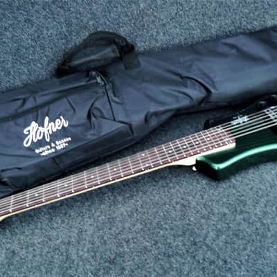 Hofner HCT-SH-CG CT Series Shorty Travel/Mini Electric Guitar Cadillac Green image 2