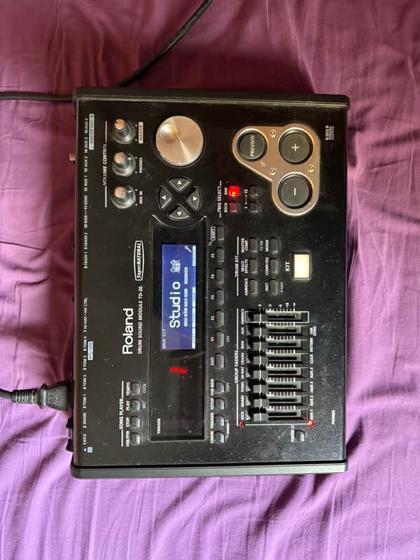 Roland TD-30 Drum Sound Module 2012 - 2016 - Black image 1