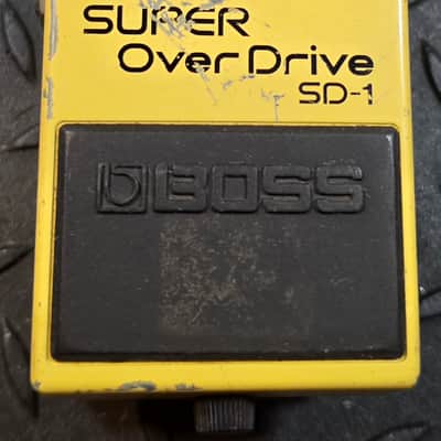 Boss SD-1 Super Overdrive Early MIT Taiwan JRC4558DD Chip ACA Converted to PSA 9vDC Spec image 2