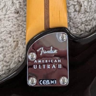 Mint Fender American Ultra II Meteora®, Ebony Fingerboard, Texas Tea + HS Case image 7