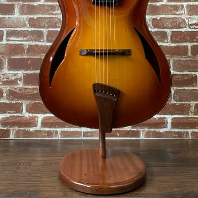 Tim Bram Sunburst Mahogany Tribute Archtop (Display Guitar/Never Previously Owned) Authorized Dealer image 3