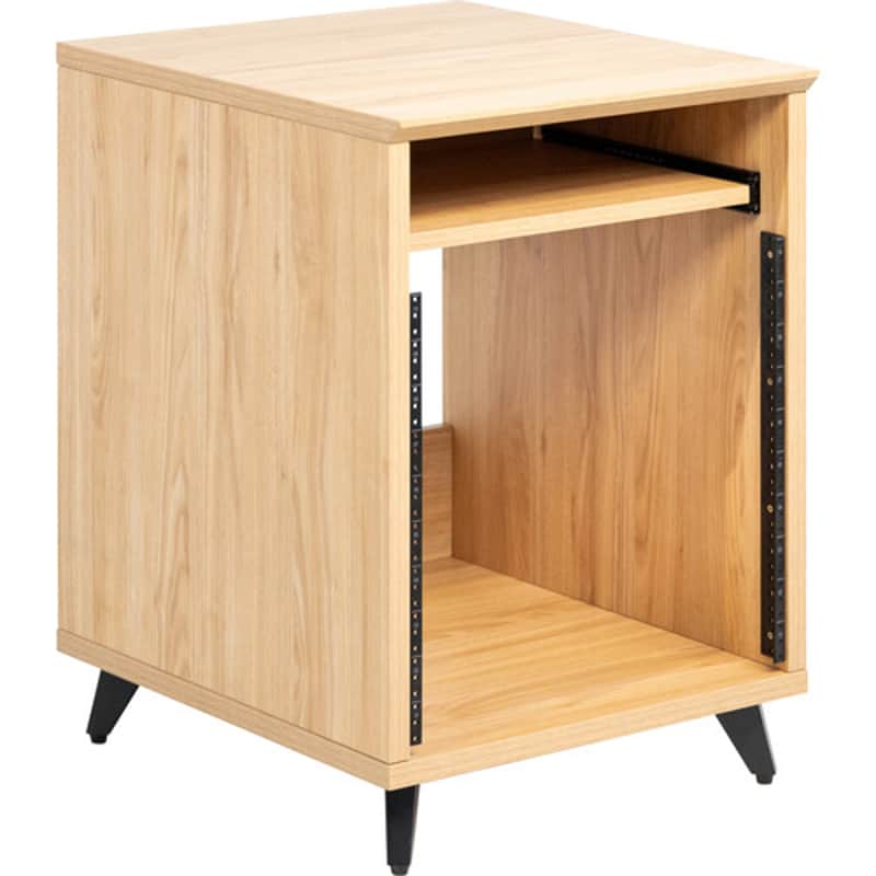 Gator Elite Furniture Series 10U Studio Rack Table in Natural Maple Matte Finish GELITEDESKRK-MPL image 1