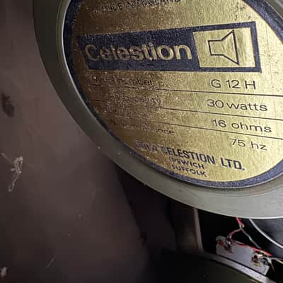 Jennings (Vox) JEI celestion greenback 4 x 12 60’s 70’s - Vintage electric guitar cab image 7