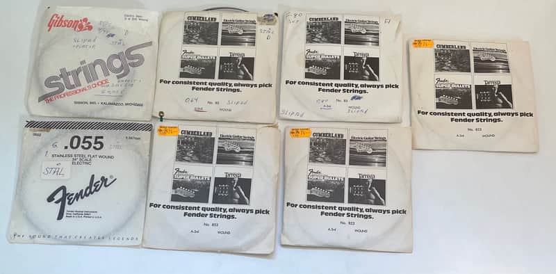 Fender flatwound bass strings 70s-80s image 1
