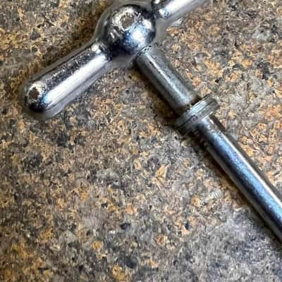 Ludwig 3-11/16" Chrome T Rod Vintage 1950's image 4