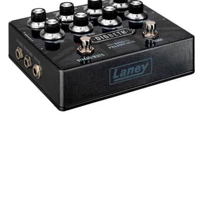 Laney DIGBETH DB-PRE Bass Guitar Pre Amplifier Pedal with FET & TUBE preamp signal paths image 2