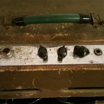 Vintage 1954 Fender Tweed Deluxe Guitar Amplifier 5D3 Wide Panel image 10