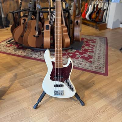 Sadowsky MetroExpress Vintage J/J Bass 5-String with Maple Fretboard 2025 Olympic White image 1