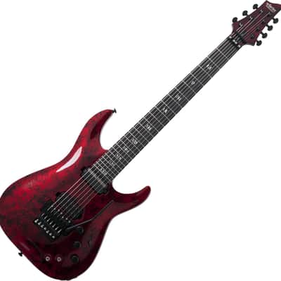 Schecter C-7 FR S Apocalypse guitar in Red Reign image 1