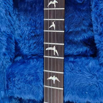 PRS Custom Library 24 ameral green top 10 5A flame - Smeral green image 9