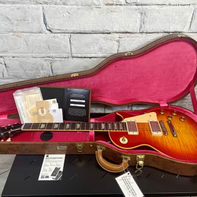Gibson Custom Shop '60 Les Paul Standard Reissue -- Washed Cherry Sunburst VOS image 10