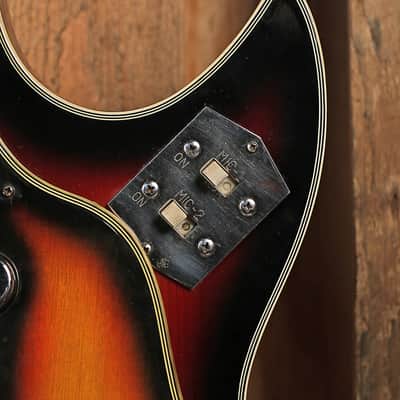 Imperial Hollowbody Electric Guitar w/'Bigsby JAPAN 1960's Burst image 7