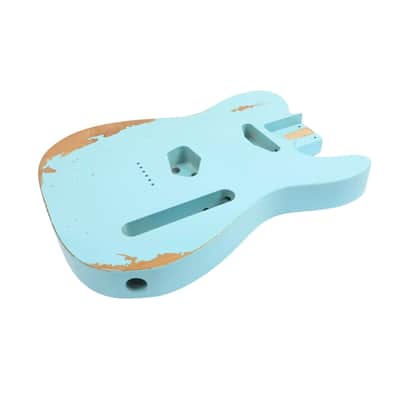 Finished Telecaster Body - Relic Sonic Blue image 6