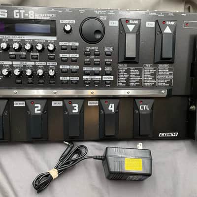 Boss GT-8 Multi-Effect Unit 2004 - 2008 - Black W/ power supply image 1