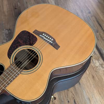 2012 Takamine P5JC 50th Anniversary Acoustic Jumbo Cutaway Guitar Japan Natural W/OHSC image 8
