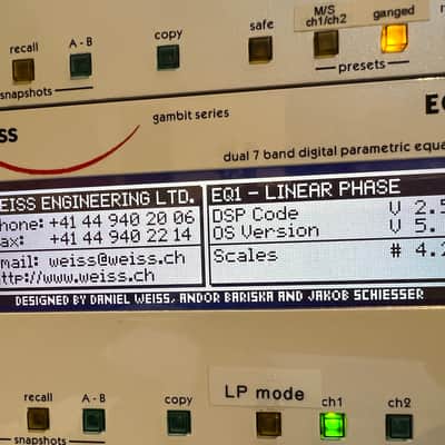 Weiss EQ1-LP 2010 - White image 3