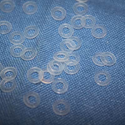 • (100-pack) Eurorack Washers • Model W1 • For Eurorack Modules • 3mm • Semi-transparent • Avantgarde Sound 2024 image 2
