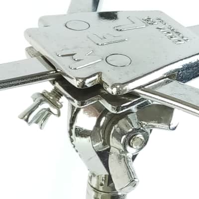Ludwig WFL Atlas#1363 Flat Base Snare Drum Stand Chrome Flush OG50s Mickey Mouse image 5