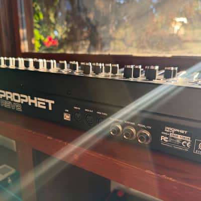 Sequential Prophet Rev2 61-Key 8-Voice Polyphonic Synthesizer 2018 - Present - Black with Wood Sides image 7