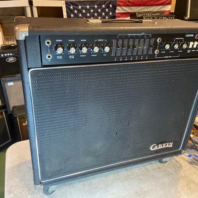 Carvin ST2500 1976 Solid State 125w 2x12" Combo with Reverb/Tremolo Black image 3