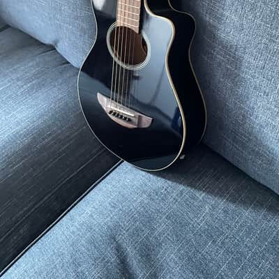 Yamaha APXT2 3/4 Size Acoustic/Electric Cutaway Guitar 2010s - Black image 3