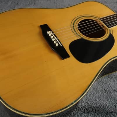 Tokai Cat's Eyes CE-200D Vintage MIJ Dreadnought Acoustic Guitar w/ Gig Bag image 5