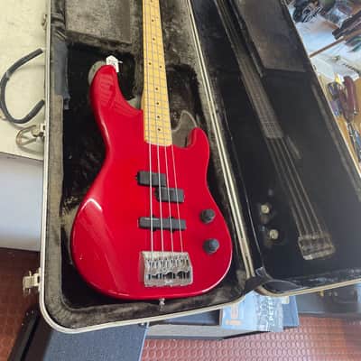 Fender Precision Deluxe bass 1993 - Red image 7