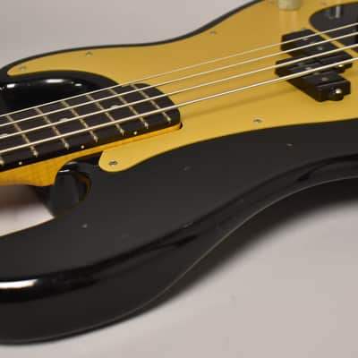 Warmoth PJ-Style Partscaster Electric Bass Black Schecter Body Black image 9
